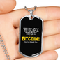 I Still Make It Crypto Necklace Stainless Steel or 18k Gold Dog Tag 24" Chain-Express Your Love Gifts