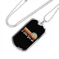 I Told You So Crypto Necklace Stainless Steel or 18k Gold Dog Tag 24" Chain-Express Your Love Gifts