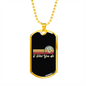 I Told You So Crypto Necklace Stainless Steel or 18k Gold Dog Tag 24" Chain-Express Your Love Gifts