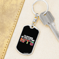 I Wanna YOLO Crypto Keychain Stainless Steel or 18k Gold Dog Tag Keyring-Express Your Love Gifts