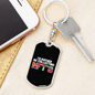 I Wanna YOLO Crypto Keychain Stainless Steel or 18k Gold Dog Tag Keyring-Express Your Love Gifts