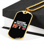 I Wanna YOLO Crypto Necklace Stainless Steel or 18k Gold Dog Tag 24" Chain-Express Your Love Gifts