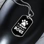 I Want All The Dogs Necklace Stainless Steel or 18k Gold Dog Tag 24" Chain-Express Your Love Gifts