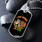 I Was Normal Necklace Stainless Steel or 18k Gold Dog Tag 24" Chain-Express Your Love Gifts