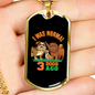 I Was Normal Necklace Stainless Steel or 18k Gold Dog Tag 24" Chain-Express Your Love Gifts