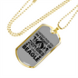 I Will Save My Beagle Necklace Stainless Steel or 18k Gold Dog Tag 24" Chain-Express Your Love Gifts