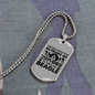 I Will Save My Beagle Necklace Stainless Steel or 18k Gold Dog Tag 24" Chain-Express Your Love Gifts