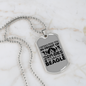 I Will Save My Beagle Necklace Stainless Steel or 18k Gold Dog Tag 24" Chain-Express Your Love Gifts