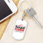 I Won The Flush Gambler Keychain Stainless Steel or 18k Gold Dog Tag Keyring-Express Your Love Gifts