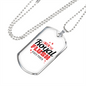 I Won The Flush Gambler Necklace Stainless Steel or 18k Gold Dog Tag 24-Express Your Love Gifts