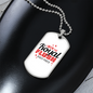 I Won The Flush Gambler Necklace Stainless Steel or 18k Gold Dog Tag 24-Express Your Love Gifts