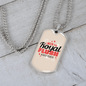 I Won The Royal Flush Gambler Necklace Stainless Steel or 18k Gold Dog Tag 24" Chain-Express Your Love Gifts