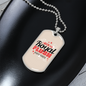I Won The Royal Flush Gambler Necklace Stainless Steel or 18k Gold Dog Tag 24" Chain-Express Your Love Gifts