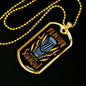 Ich Bin Soheib Nicht Mein Sceweibgerat Necklace Stainless Steel or 18k Gold Dog Tag 24"-Express Your Love Gifts