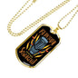 Ich Bin Soheib Nicht Mein Sceweibgerat Necklace Stainless Steel or 18k Gold Dog Tag 24"-Express Your Love Gifts