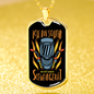Ich Bin Soheib Nicht Mein Sceweibgerat Necklace Stainless Steel or 18k Gold Dog Tag 24"-Express Your Love Gifts