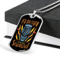 Ich Bin Soheib Nicht Mein Sceweibgerat Necklace Stainless Steel or 18k Gold Dog Tag 24"-Express Your Love Gifts