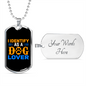 Identify Stainless Steel or 18k Gold Dog Tag 24" Chain-Express Your Love Gifts