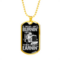 If Diesel Ain'T Burnin' Dog Tag Stainless Steel or 18k Gold 24" Chain-Express Your Love Gifts