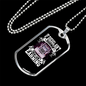 If Diesel Ain'T Burnin' Truckers Dog Tag Stainless Steel or 18k Gold 24" Chain-Express Your Love Gifts