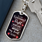 If I Did Anything Right In My Life Keychain Stainless Steel or 18k Gold Dog Tag Keyring-Express Your Love Gifts