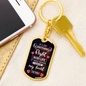If I Did Anything Right In My Life Keychain Stainless Steel or 18k Gold Dog Tag Keyring-Express Your Love Gifts