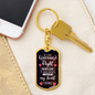 If I Did Anything Right In My Life Keychain Stainless Steel or 18k Gold Dog Tag Keyring-Express Your Love Gifts