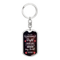 If I Did Anything Right In My Life Keychain Stainless Steel or 18k Gold Dog Tag Keyring-Express Your Love Gifts