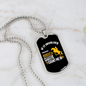 If It Involves Horses Count Me In Horse Necklace Stainless Steel or 18k Gold Dog Tag 24" Chain-Express Your Love Gifts
