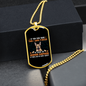 If You Can Read Necklace Stainless Steel or 18k Gold Dog Tag 24" Chain-Express Your Love Gifts