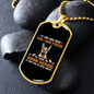 If You Can Read Necklace Stainless Steel or 18k Gold Dog Tag 24" Chain-Express Your Love Gifts