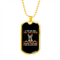 If You Can Read Necklace Stainless Steel or 18k Gold Dog Tag 24" Chain-Express Your Love Gifts