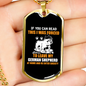 If You Can Read This Necklace Stainless Steel or 18k Gold Dog Tag 24" Chain-Express Your Love Gifts
