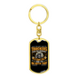If You Can'T Like Truckers Swivel Keychain Dog Tag Stainless Steel or 18k Gold-Express Your Love Gifts