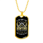 If You Don't Like Hunting Necklace Stainless Steel or 18k Gold Dog Tag 24" Chain-Express Your Love Gifts