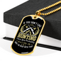 If You Don't Like Hunting Necklace Stainless Steel or 18k Gold Dog Tag 24" Chain-Express Your Love Gifts