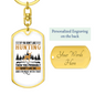 If You Don'T Like Me Hunter'S Keychain Gift Stainless Steel or 18k Gold Dog Tag Keyring-Express Your Love Gifts
