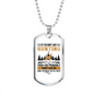 If You Don'T Like Me Hunting Necklace Stainless Steel or 18k Gold Dog Tag 24" Chain-Express Your Love Gifts