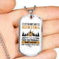 If You Don'T Like Me Hunting Necklace Stainless Steel or 18k Gold Dog Tag 24" Chain-Express Your Love Gifts