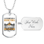If You Don'T Like Me Hunting Necklace Stainless Steel or 18k Gold Dog Tag 24" Chain-Express Your Love Gifts