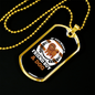 If You Want a Friend Buy a Dog White Necklace Stainless Steel or 18k Gold Dog Tag 24" Chain-Express Your Love Gifts
