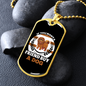 If You Want a Friend Buy a Dog White Necklace Stainless Steel or 18k Gold Dog Tag 24" Chain-Express Your Love Gifts