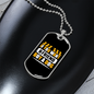 If You Want a Friend Buy a Dog Yellow Necklace Stainless Steel or 18k Gold Dog Tag 24" Chain-Express Your Love Gifts