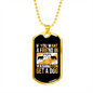 If You Want a Friend Necklace Stainless Steel or 18k Gold Dog Tag 24" Chain-Express Your Love Gifts