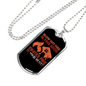 Ignites Fire In Hearts Firefighter Gift Stainless Steel or 18k Gold Dog Tag 24" Chain-Express Your Love Gifts