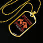 Ignites Fire In Hearts Firefighter Gift Stainless Steel or 18k Gold Dog Tag 24" Chain-Express Your Love Gifts