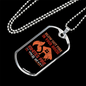 Ignites Fire In Hearts Firefighter Gift Stainless Steel or 18k Gold Dog Tag 24" Chain-Express Your Love Gifts