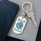 Im A Hooker On The Weekends Fishing Keychain Stainless Steel or 18k Gold Dog Tag Keyring-Express Your Love Gifts