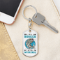 Im A Hooker On The Weekends Fishing Keychain Stainless Steel or 18k Gold Dog Tag Keyring-Express Your Love Gifts
