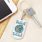 Im A Hooker On The Weekends Fishing Keychain Stainless Steel or 18k Gold Dog Tag Keyring-Express Your Love Gifts